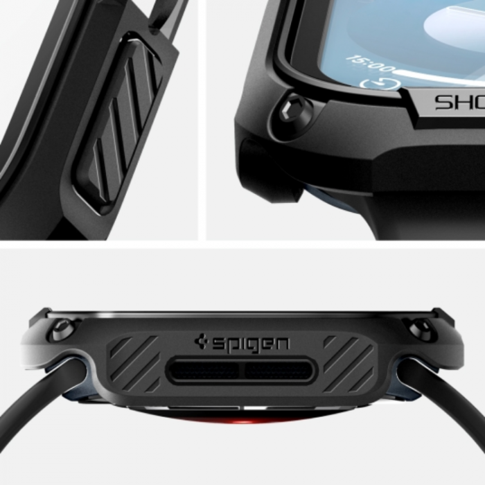 Spigen - Spigen Apple Watch 10 (46mm) Skal Tough Armor - Svart