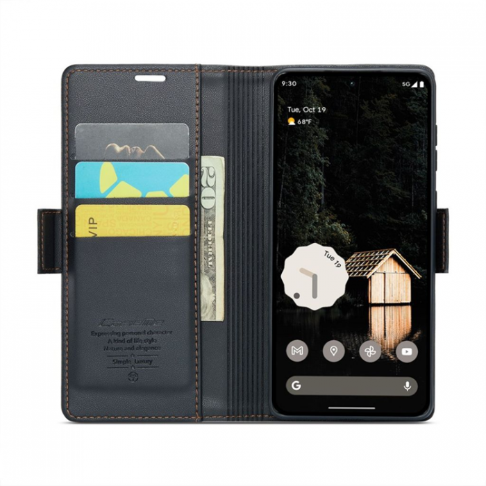 Caseme - Caseme Google Pixel 9 Pro XL Plnboksfodral 023 - Svart