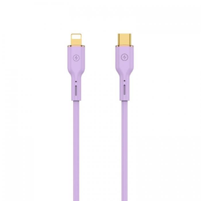 WIWU - WIWU USB-C till Lightning kabel 30W 1.2m YQ01 - Lila