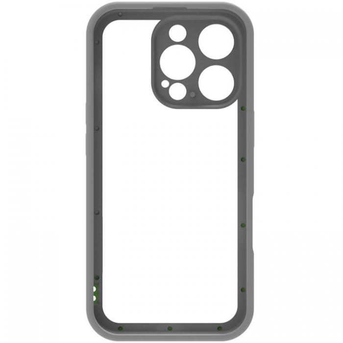 Celly - Celly iPhone 16 Pro Mobilskal Bumper - Vit/Limegrn