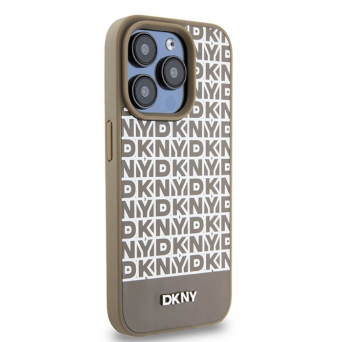 DKNY - DKNY iPhone 15/14/13 Mobilskal Magsafe Lder Printed Pattern