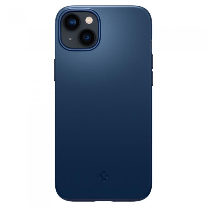 Spigen - Spigen iPhone 14 Plus Skal Thin Fit - Marinbl