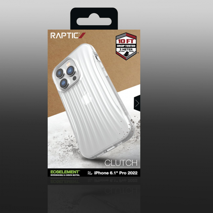 Raptic - Raptic iPhone 14 Pro Skal Clutch - Transparent