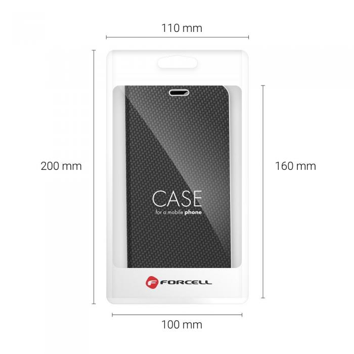 OEM - Redmi Note 11/11S Plnboksfodral Forcell Luna Carbon - Svart