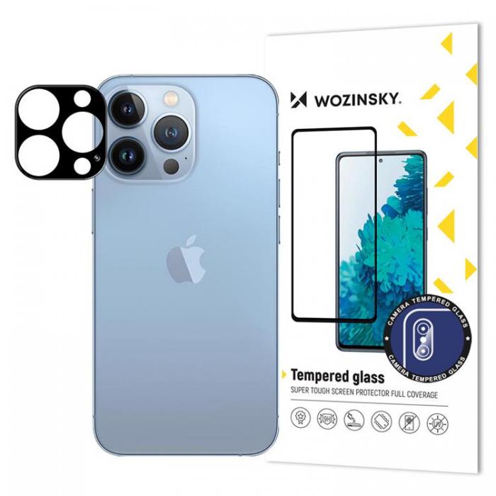 Wozinsky - Wozinsky iPhone 15 Pro Kameralinsskydd i Hrdat Glas 9H - Svart