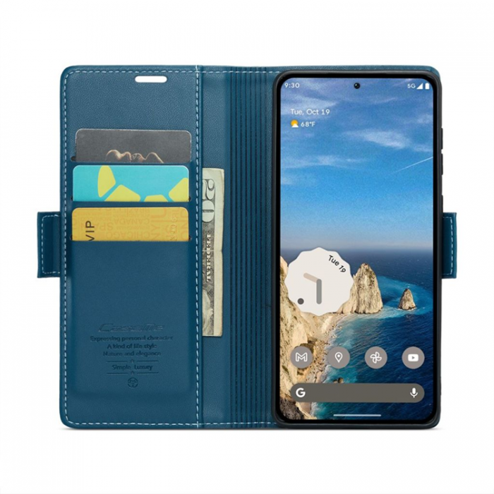 Caseme - Caseme Google Pixel 9 Pro/Pixel 9 Plnboksfodral 023 - Bl