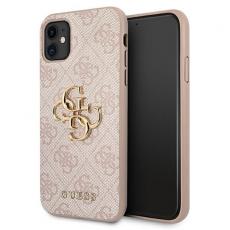 Guess - Guess Skal iPhone 11 Big Metal Logo - Rosa