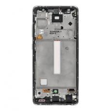 SpareParts - SAMSUNG A52S 5G Skärm med LCD-display ServicePack Vit