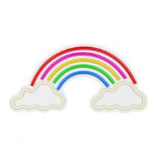 Forever Light - Forever Light LED Neon PLEXI RAINBOW ON CLOUDS - Flerfärgad