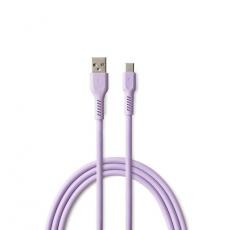 Colorum - Colorum USB-A till USB-C Kabel 1.8m 3A - Lavendel