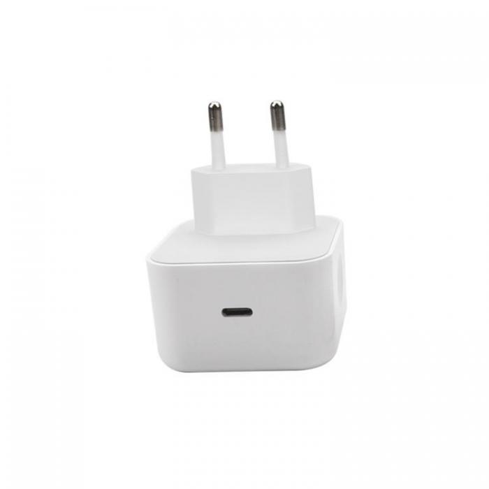 Setty - Setty Vggladdare USB-C 20W 3A - Vit