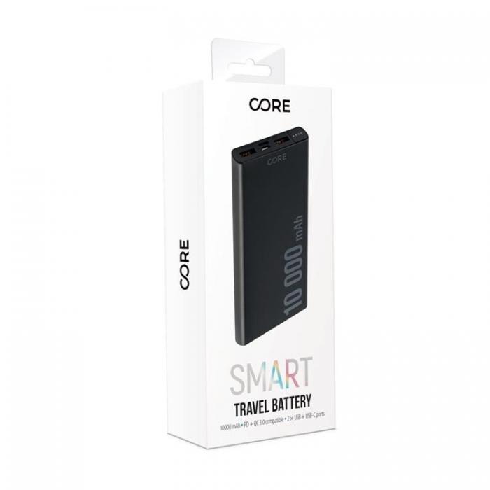 Forever Core - Forever Core Powerbank 10000 mAh 18W PD QC SPF-01 - Svart