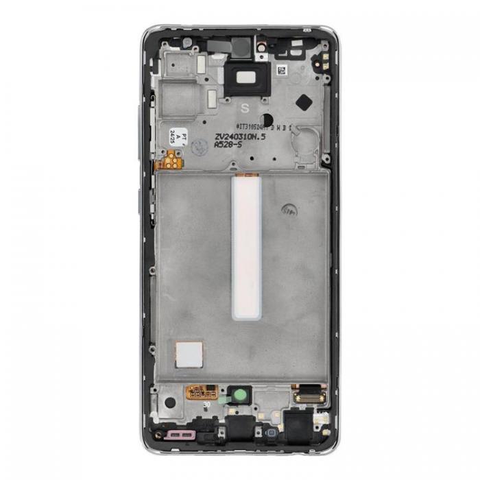 SpareParts - SAMSUNG A52S 5G Skrm med LCD-display ServicePack Vit