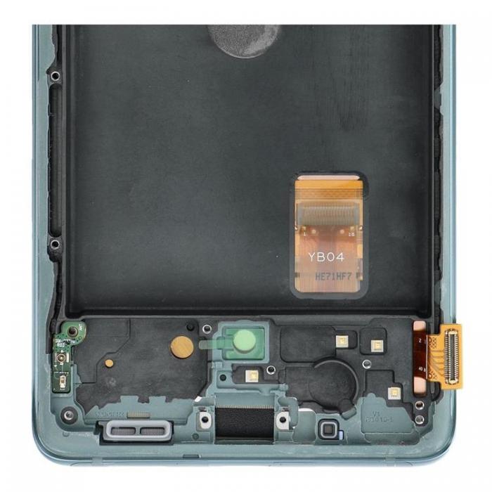 SpareParts - SAMSUNG S20 FE 4G/5G Skrm med LCD-display ServicePack - Grn