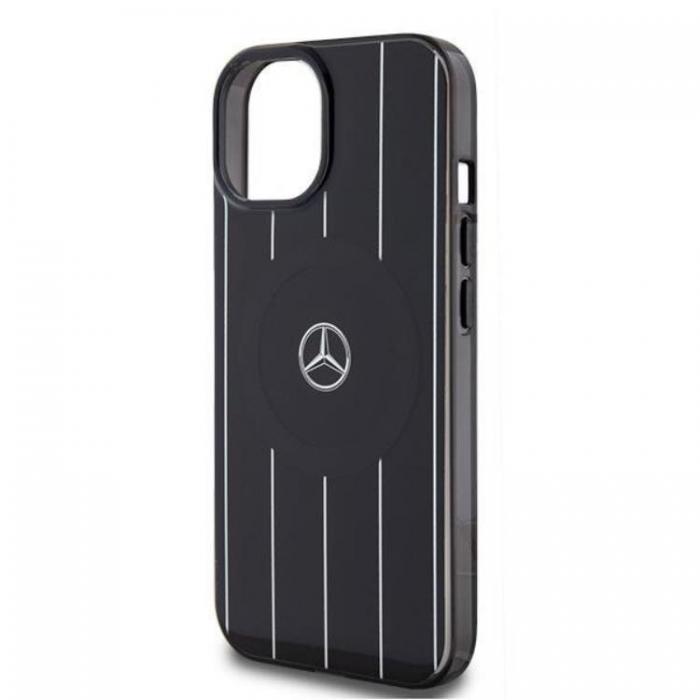 Mercedes - Mercedes iPhone 15 Mobilskal MagSafe Double Layer Crossed Lines