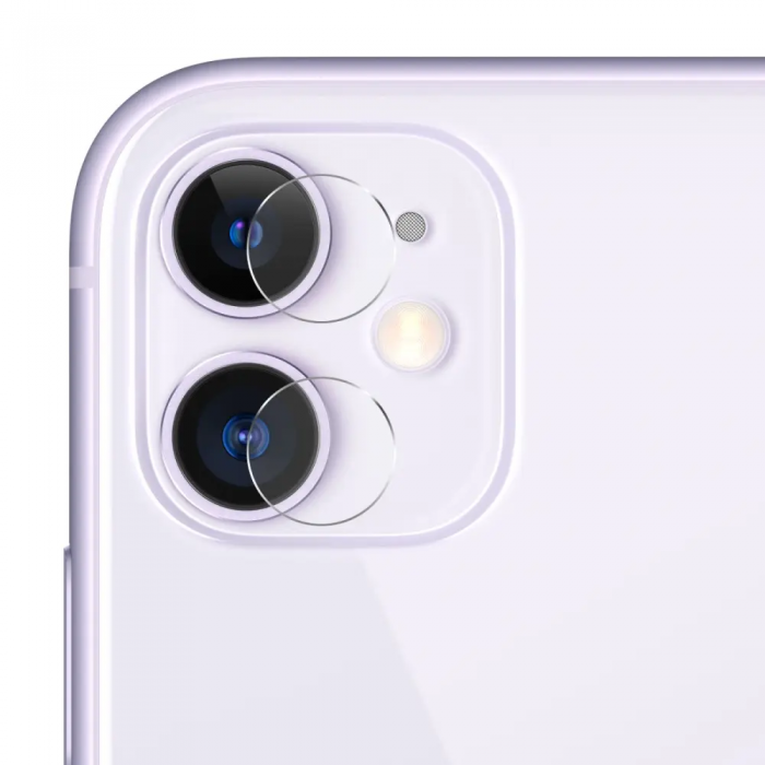 Mocolo - MOCOLO Kameralinsskydd i Hrdat Glas iPhone 11 Pro - Clear