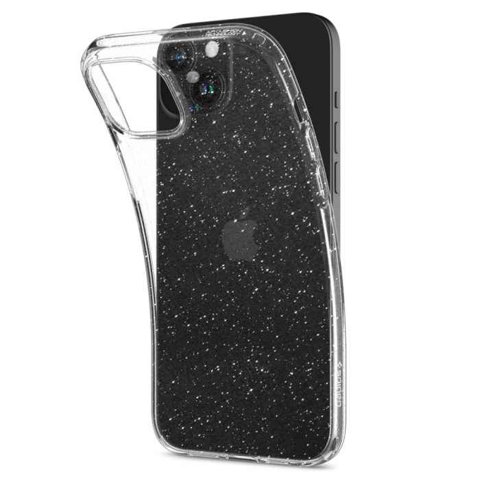 Spigen - Spigen iPhone 15 Plus Mobilskal Liquid Crystal - Glitter Clear