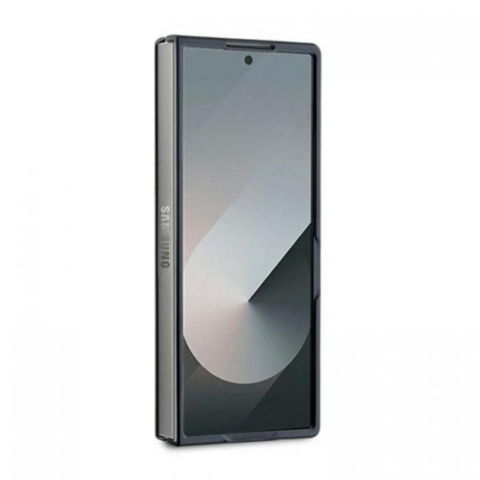 Guess - Guess Galaxy Z Fold 6 Mobilskal Lder 4G Metal Logo - Brun