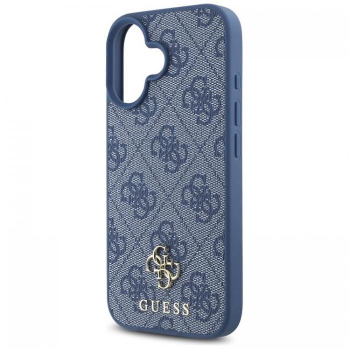 Guess - Guess iPhone 16 Mobilskal MagSafe HC PU 4G Small Classic - Bl