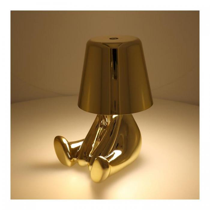 A-One Brand - Bordslampa Vid Sngen GOLD MAN Seat (model 5) MLTL