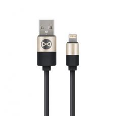 Forever - Forever USB Till Lightning 1m Kabel 2A Modern - Svart