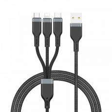 WIWU - WiWU Platinum Series Data Cable Wi-C019 USB A to USB C 3A 1,2m