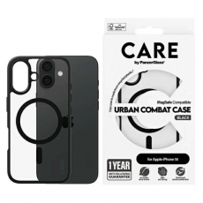 PanzerGlass - CARE By PanzerGlass iPhone 16 Mobilskal MagSafe Flagship Urban - Svart