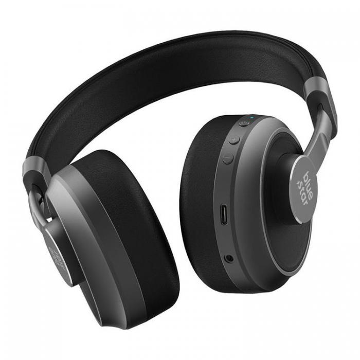 Blue Star - Blue Star Trdlsa Hrlurar Over-Ear Bluetooth - Svart