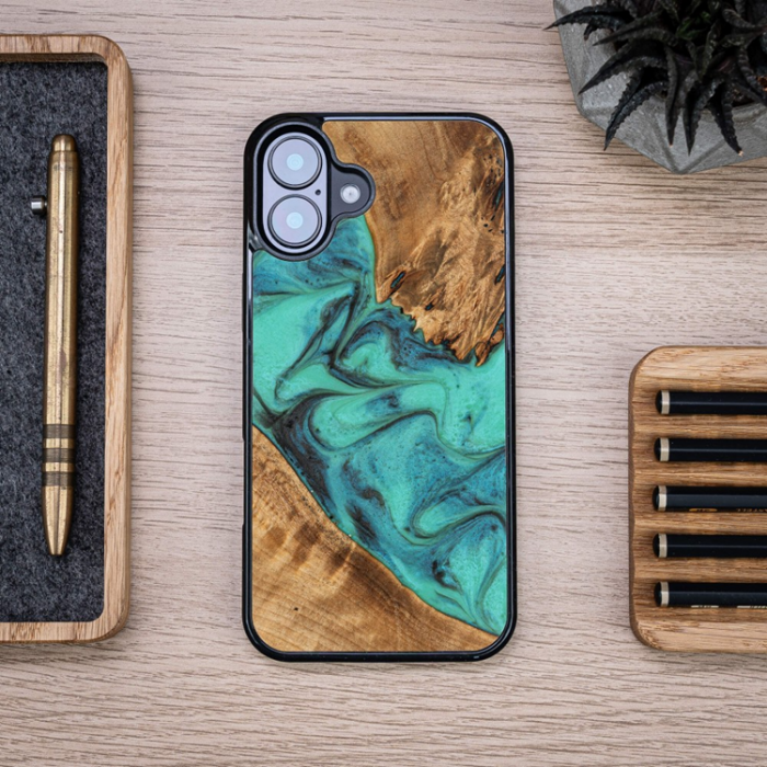 Bewood - Bewood iPhone 16 Plus Mobilskal Unique Turquoise