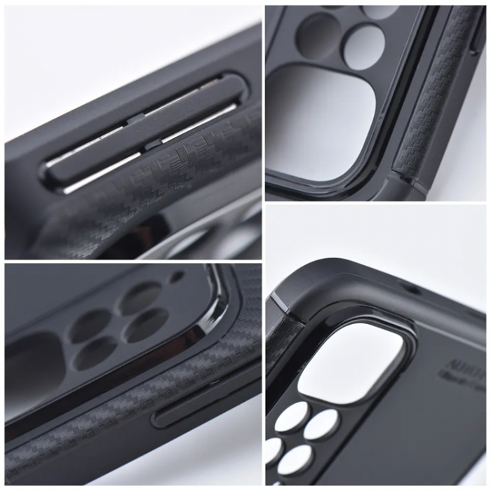 A-One Brand - Xiaomi Redmi 14C Mobilskal Carbon Premium - Svart