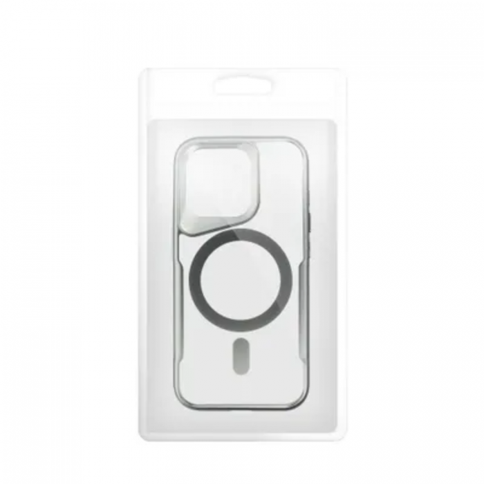 A-One Brand - iPhone 15 Plus Mobilskal Magsafe Ergofiit NewZone - Silver