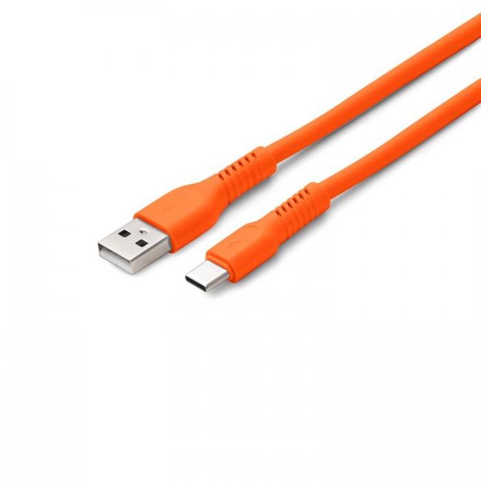 Colorum - Colorum USB-A till USB-C Kabel 1.8m 3A - Orange