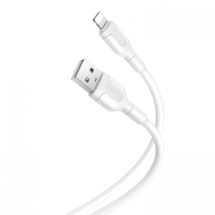 XO - XO USB-A Till Lightning Kabel 1m 2.1A NB212 - Vit