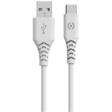 Celly - Celly USB-A Till USB-C Kabel 1.5m - Vit