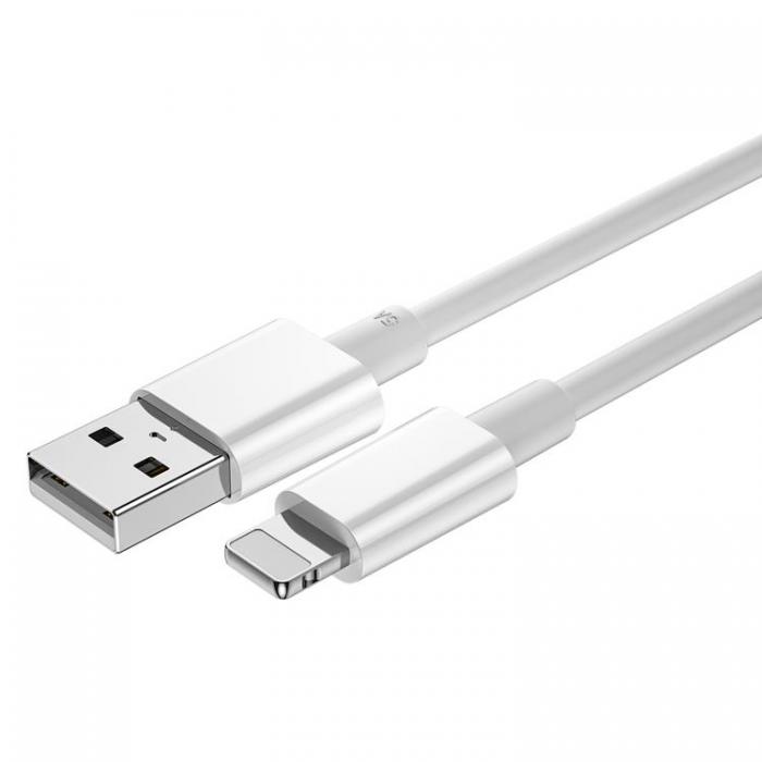 WIWU - WIWU USB Till Lightning 1.2m Kabel 2.4A C006 - Vit