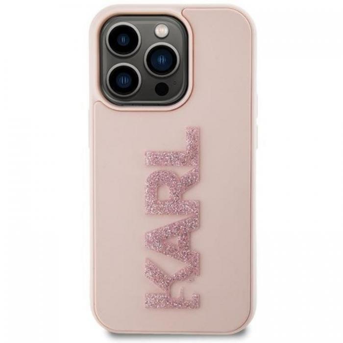 KARL LAGERFELD - Karl Lagerfeld iPhone 15 Pro Mobilskal 3D Glitter Logo