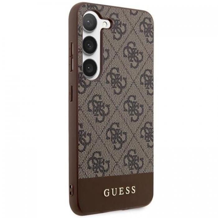 Guess - Guess Galaxy S24 Mobilskal Stripe Collection - Brun