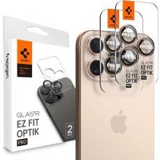 Spigen - [2-Pack] Spigen iPhone 16 Pro Max/16 Pro Linsskydd Härdat glas EZ FIT