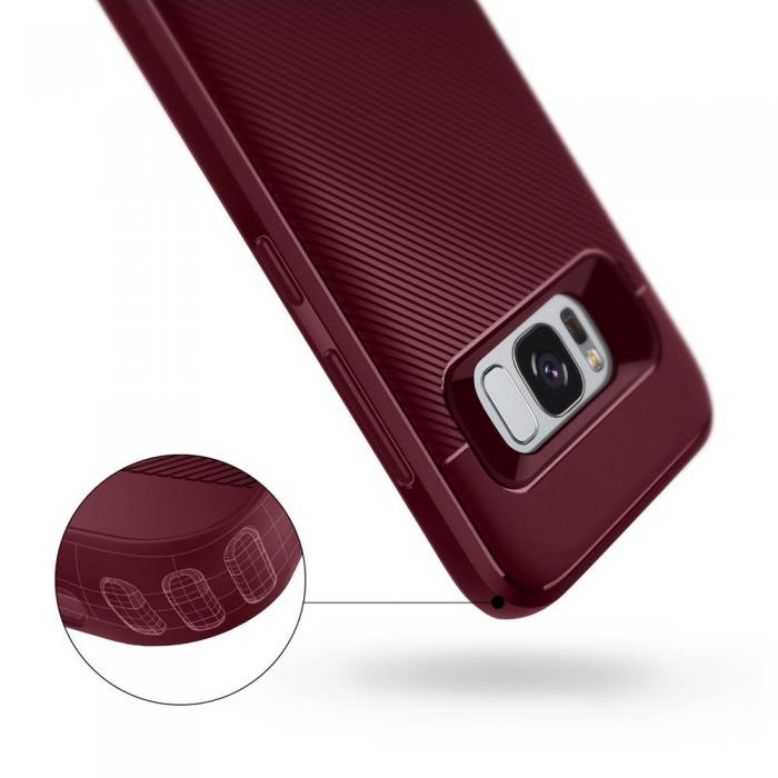 UTGATT5 - Caseology Vault II Skal till Samsung Galaxy S8 - Burgundy