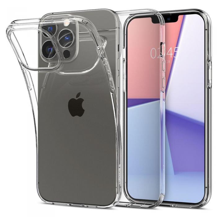 Spigen - Spigen Liquid Crystal Skal iPhone 13 Pro - Transparent