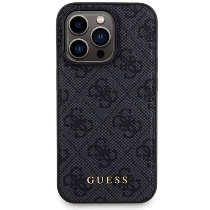 Guess - Guess iPhone 14 Pro Mobilskal Med Powerbank 5000mAh Magsafe Metal Logo