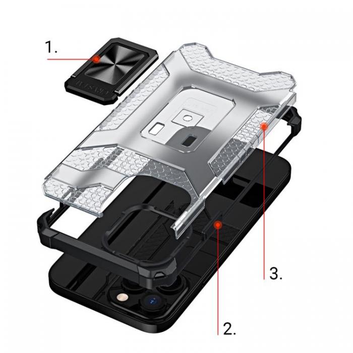 OEM - Crystal Ring Skal iPhone 13 Pro Max - Svart