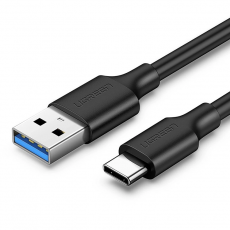 Ugreen - Ugreen USB-A Till USB-C 3A Kabel 0.5m US184 - Svart