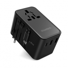 Choetech - Chotech Väggladdare Reseadapter 45W Med Built-In USB-C Kabel