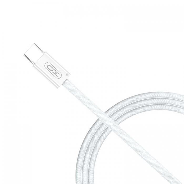 XO - XO USB-C Till USB-C 60W Kabel 1.5m PD NB-Q260B - Vit