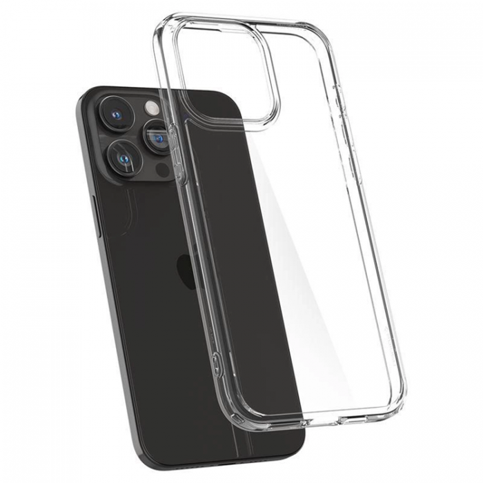 Spigen - Spigen iPhone 15 Pro Mobilskal Crystal Hybrid - Transparent