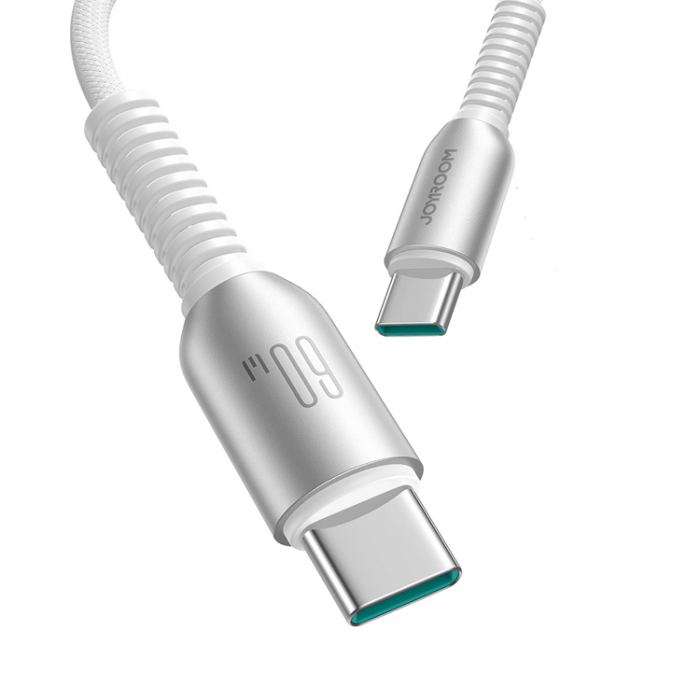 Joyroom - Joyroom S-A51 60W USB-C - USB-C Kabel 1.2m - Ljusgr