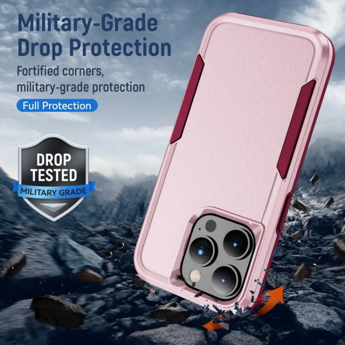 Taltech - iPhone 14 Pro Max Mobilskal Protective - Rosa