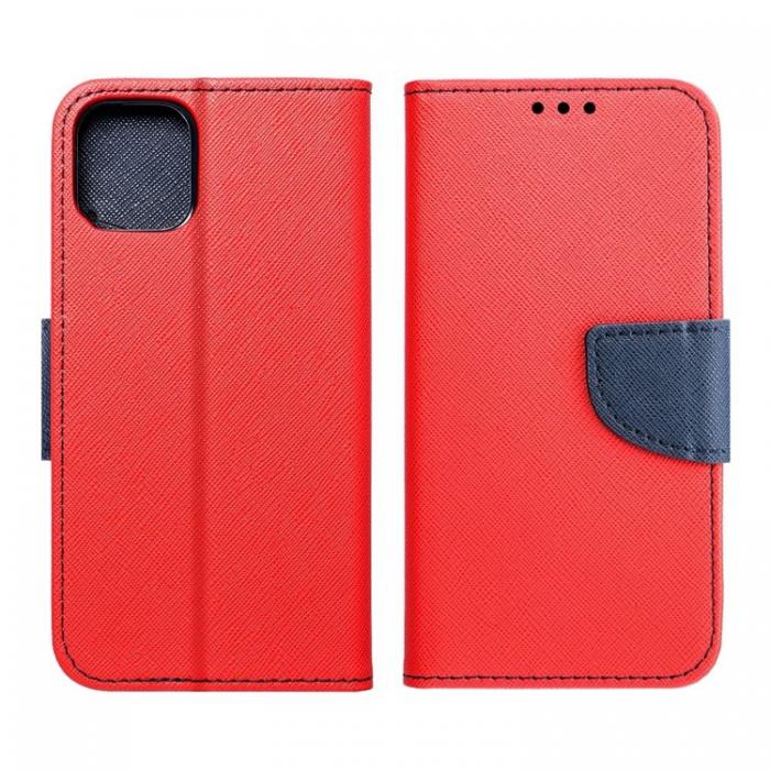 A-One Brand - Galaxy S24 Plus Plnboksfodral Fancy Holster - Rd/Marinbl