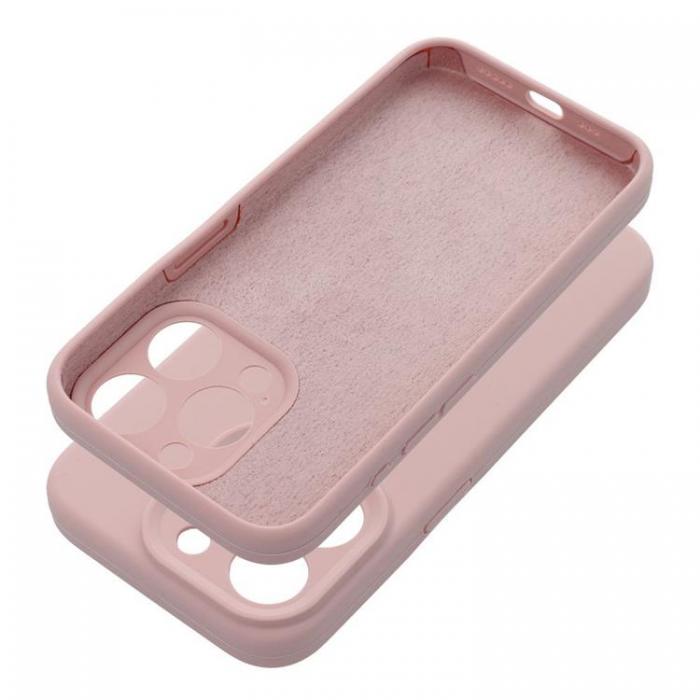 A-One Brand - iPhone 16 Plus Mobilskal Silikon 2mm - Sand Rosa